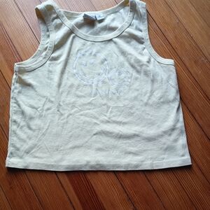 SmileyWorld Yellow Graphic Tank Top XL